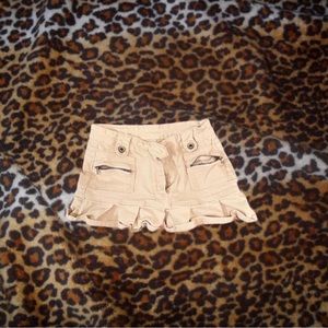 y2k mini cargo skirt